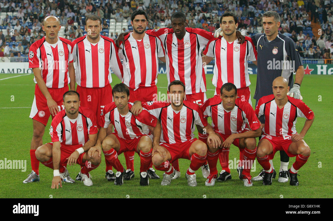 Fußball - UEFA Champions League - Gruppe F - Real Madrid V Olympiakos - Santiago Bernabeu Stockfoto