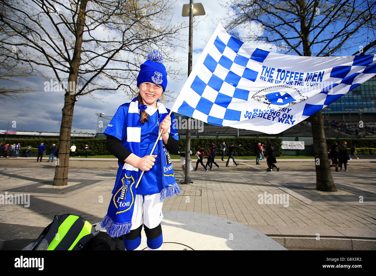 Junge Englische Fans Auf Dem Weg Zum Wembley Stadion Fotos Und