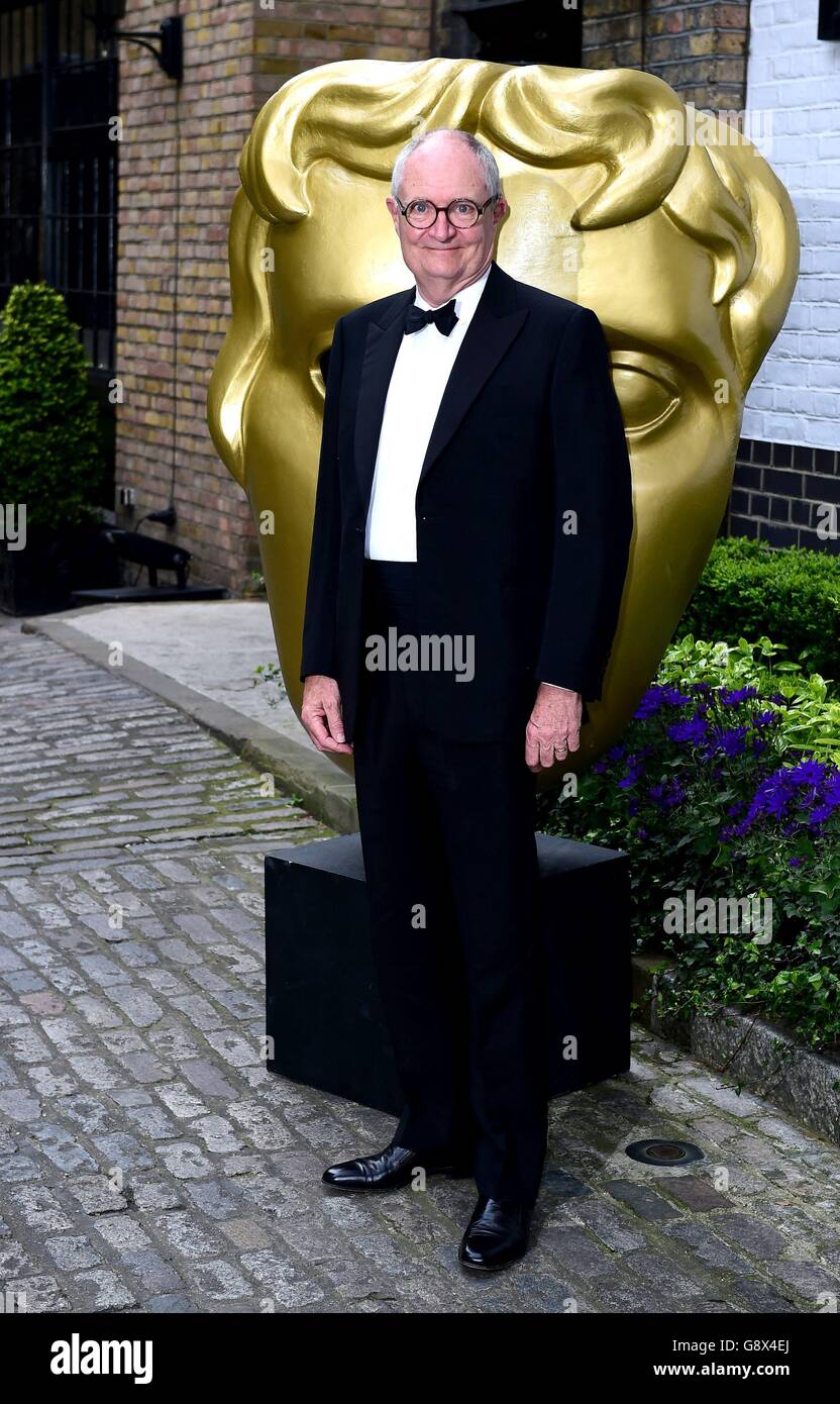 British Academy Televsion Craft Awards - London. Jim Broadbent nimmt an den BAFTA Craft Awards in der Brauerei in London Teil. Stockfoto