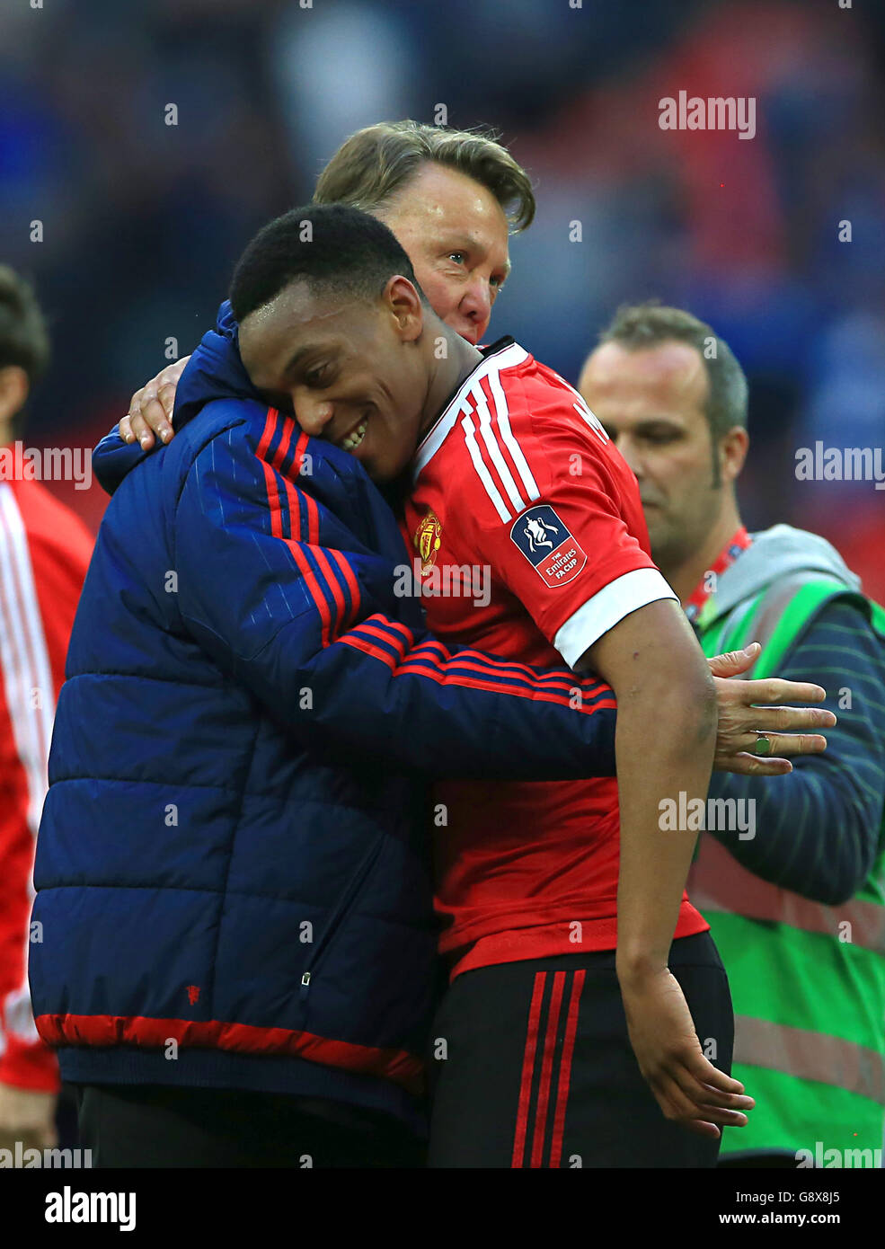 Everton gegen Manchester United – Emirates-FA-Cup - Halbfinale - Wembley-Stadion Stockfoto