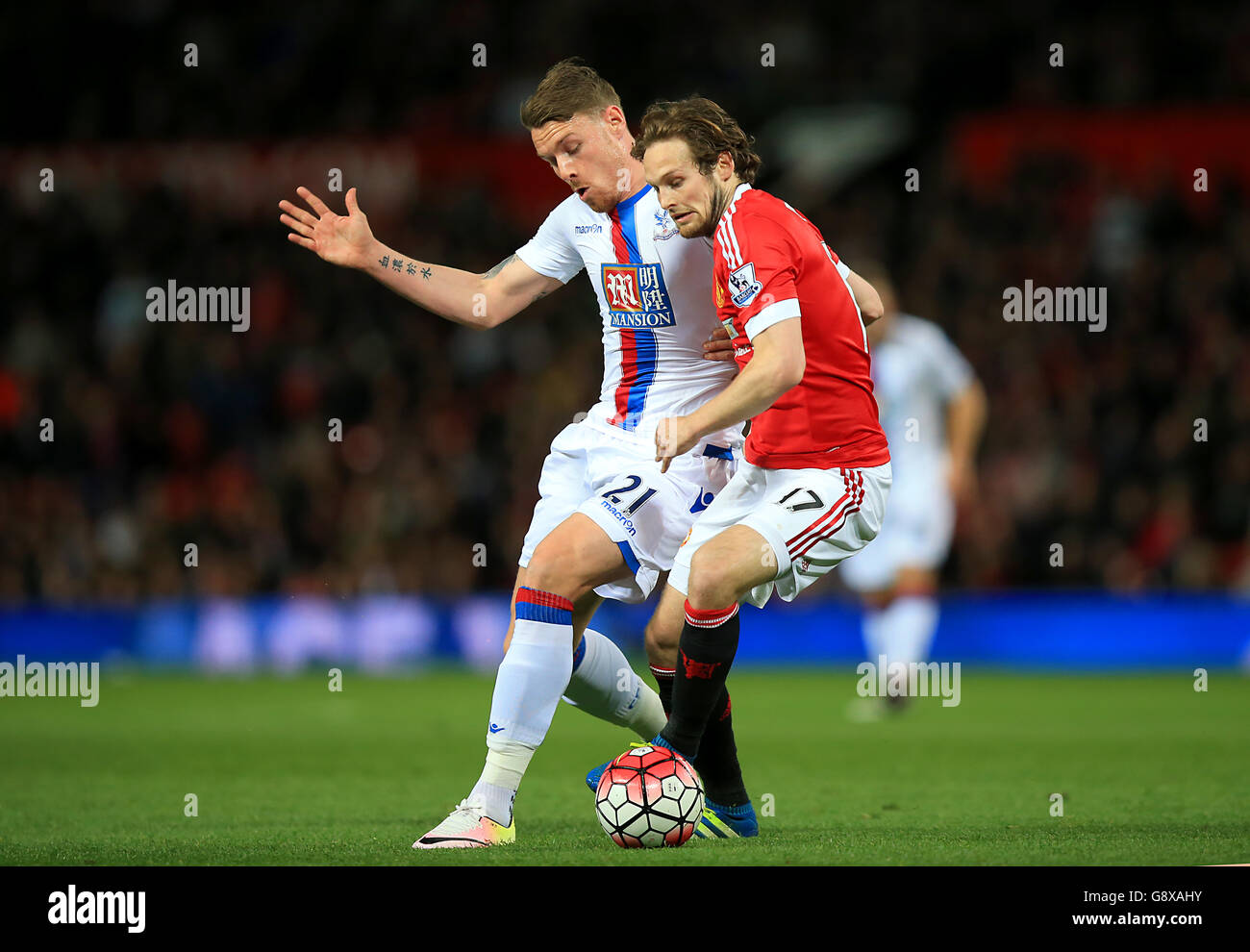 Manchester United gegen Crysal Palace - Barclays Premier League - Old Trafford Stockfoto