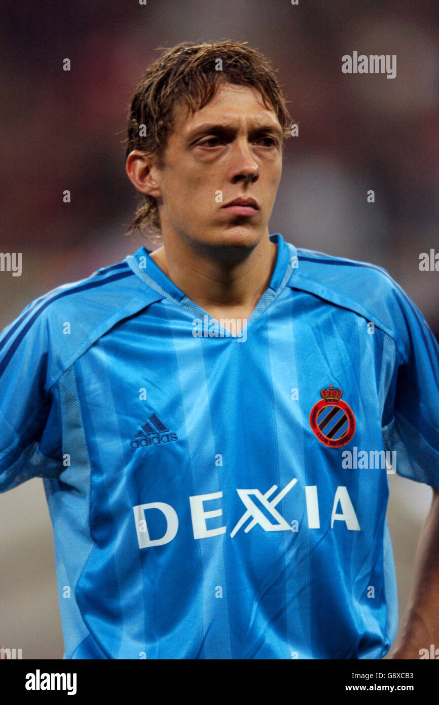 Fußball - UEFA Champions League - Gruppe A - Bayern München / Club Brügge - Allianz Arena. Gaetan Englebert, Club Brügge Stockfoto