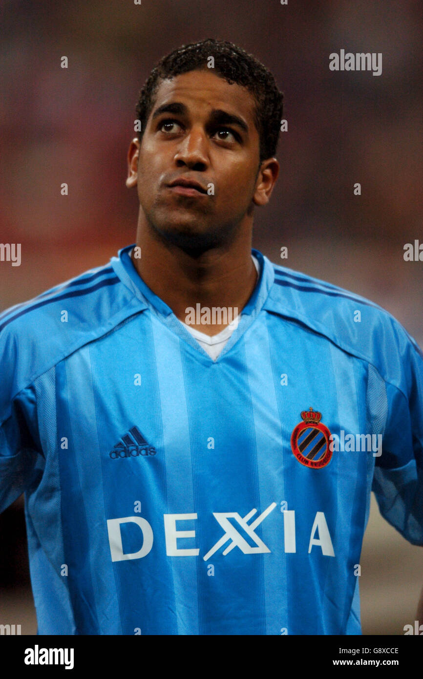 Fußball - UEFA Champions League - Gruppe A - Bayern München / Club Brügge - Allianz Arena. Jason Vandelannoite, Club Brügge Stockfoto