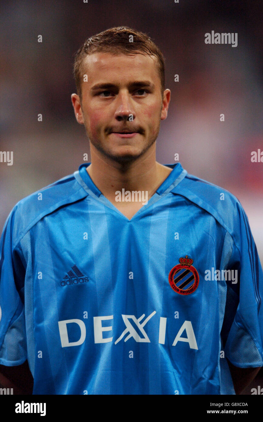 Fußball - UEFA Champions League - Gruppe A - Bayern München / Club Brügge - Allianz Arena. Jonathan Blondl, Club Brügge Stockfoto