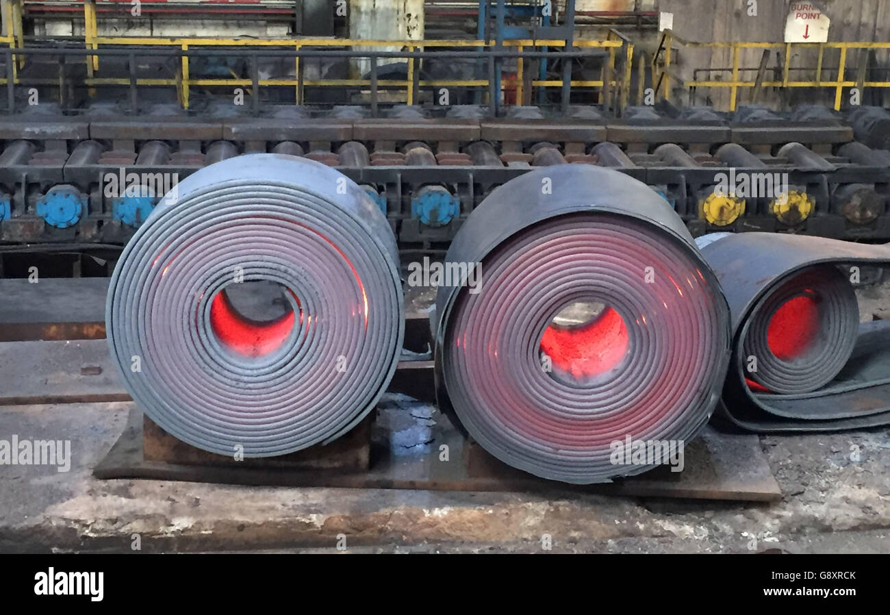 Stahlkrise Stockfoto