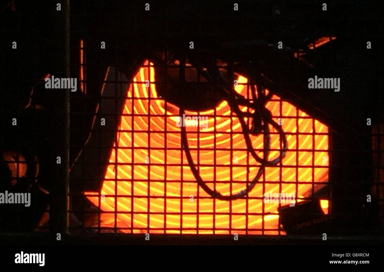 Stahlkrise Stockfoto