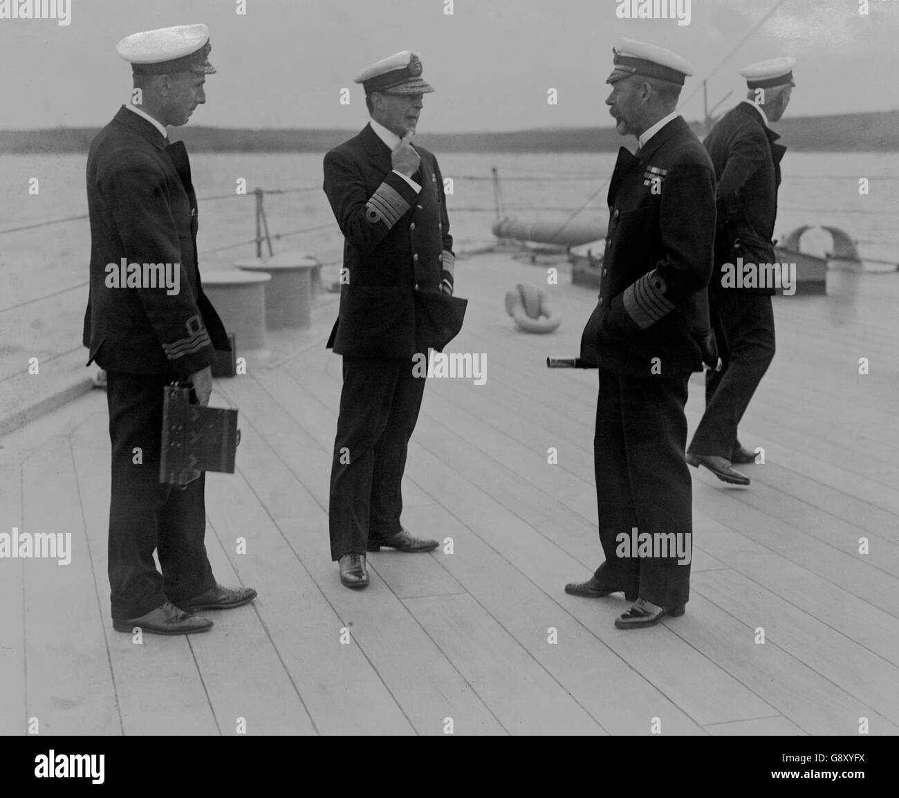 Ersten Weltkrieg - Schiff "Queen Elizabeth" - King George V - 1917 Stockfoto