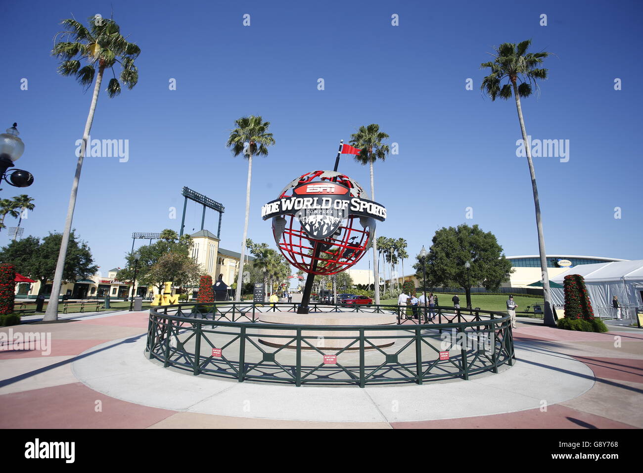 Ein allgemeiner Blick auf den ESPN Wide World of Sports Complex im Walt Disney World Resort in Orlando, Florida, dem Austragungsort der Invictus Games 2016. Stockfoto