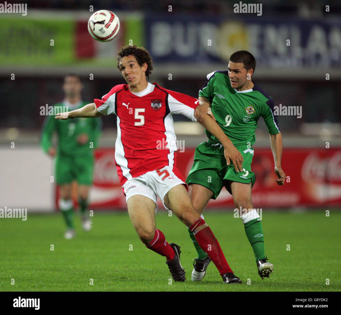 Fußball N Ireland Stockfoto