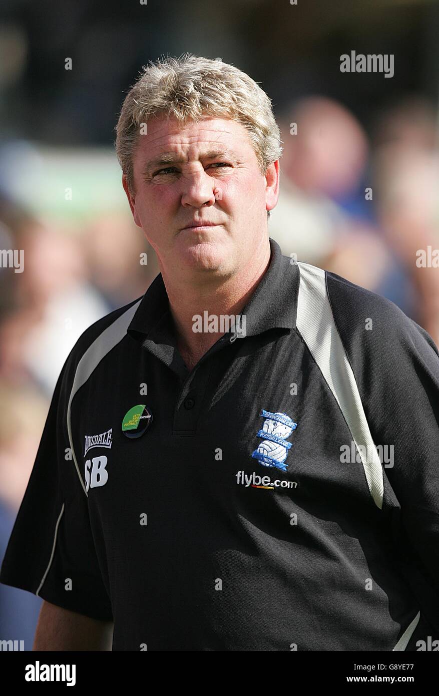 Fußball - FA Barclays Premiership - Birmingham City / Aston Villa - St. Andrews. Der Birmingham City Manager Steve Bruce tritt für die zweite Jahreshälfte auf Stockfoto