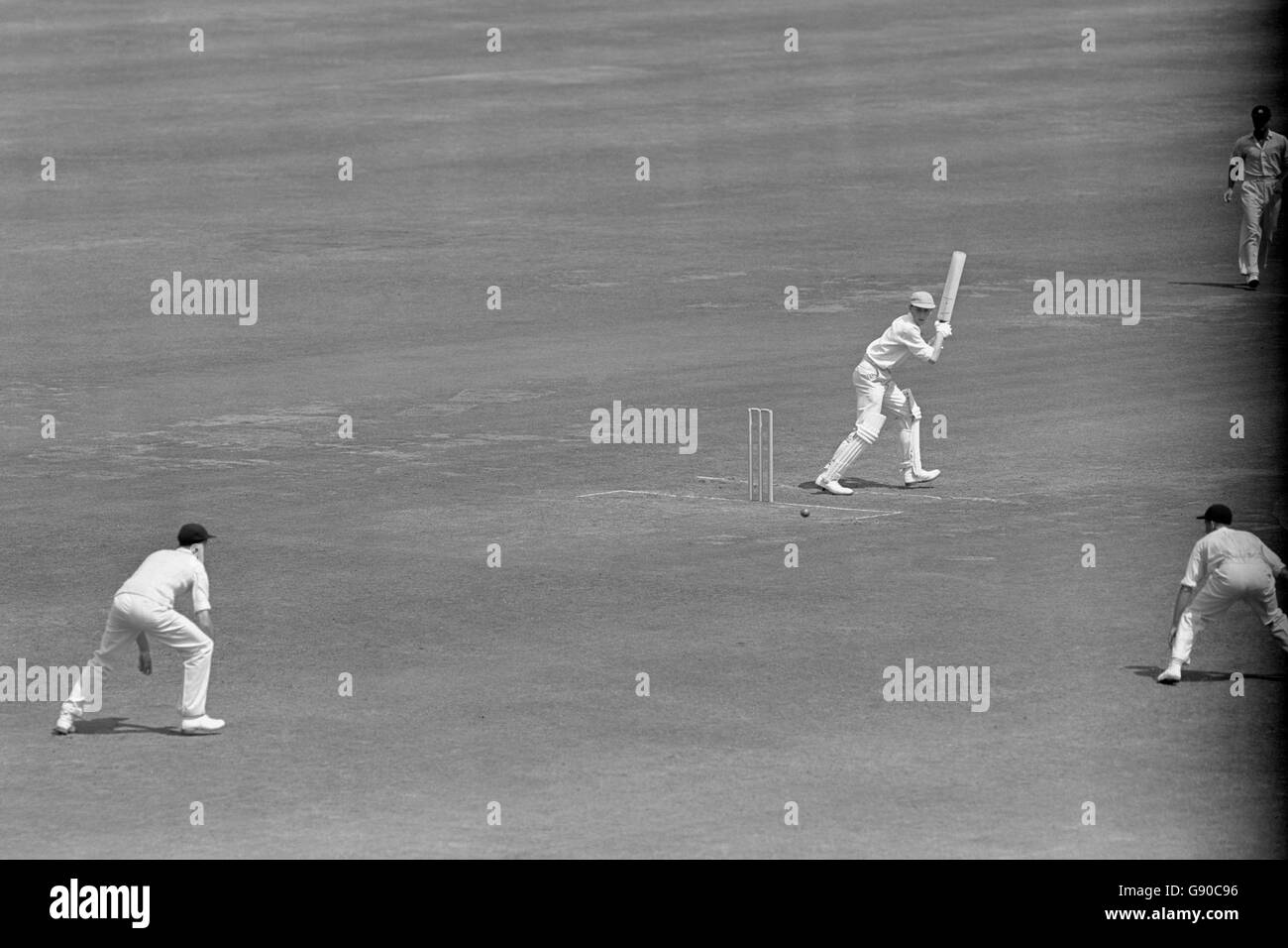 Cricket - Oxford University / Cambridge University - 3. Tag - Lord's. Henry Blofeld aus Cambridge in der Schlagaktion Stockfoto