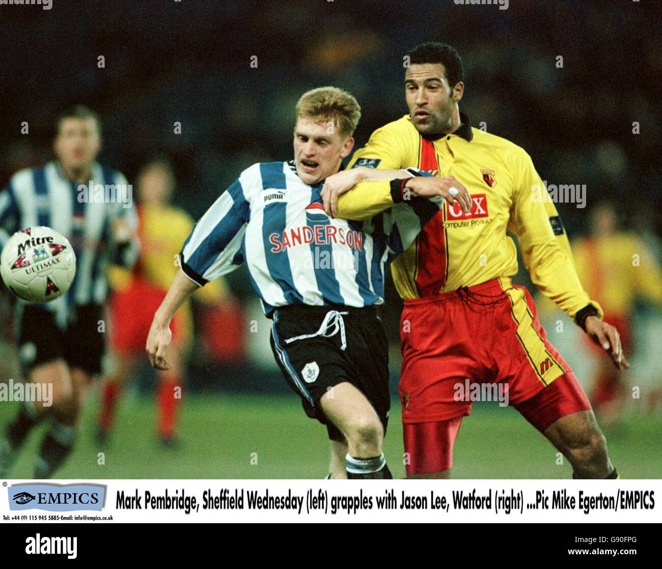 Fußball - Littlewoods FA Cup 3. Runde Replay - Sheffield Wednesday V Watford Stockfoto