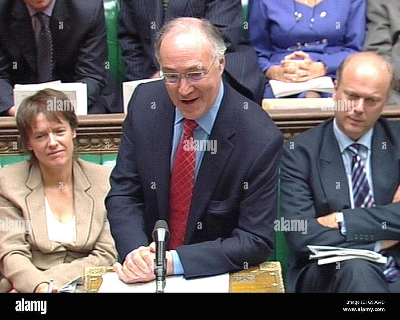 Der konservative Führer Michael Howard während der Fragestunde im Unterhaus, London, Mittwoch, 19. Oktober 2005. DRÜCKEN Sie VERBANDSFOTO. Bildnachweis sollte lauten: PA Stockfoto