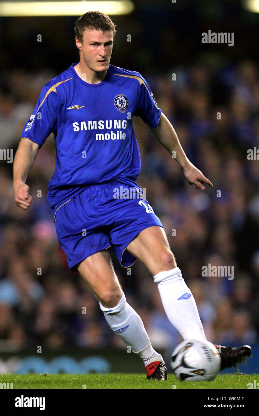 Fußball - Carling Cup - Dritte Runde - Chelsea / Charlton Athletic - Stamford Bridge. Robert Huth, Chelsea Stockfoto