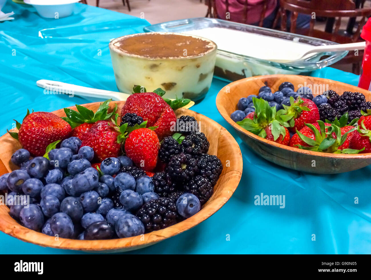 Triple Beeren Stockfoto