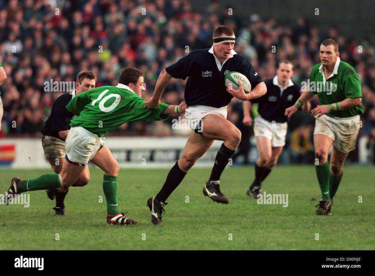 Rugby-Union - Five Nations Championship - Irland / Schottland Stockfoto