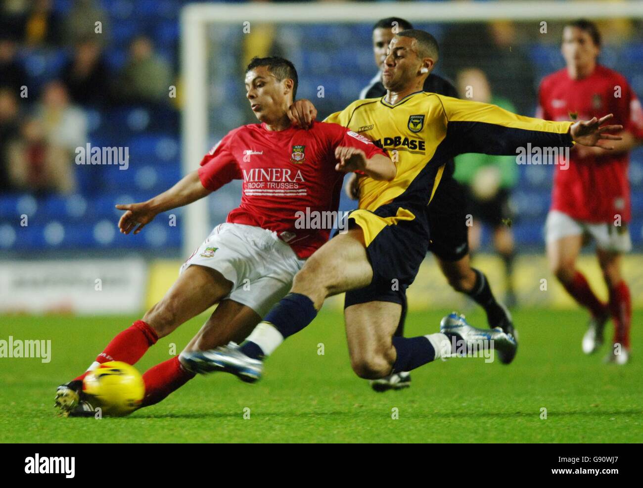 Fußball - Coca-Cola Football League Two - Oxford United V Wrexham - Kassam Stadion Stockfoto