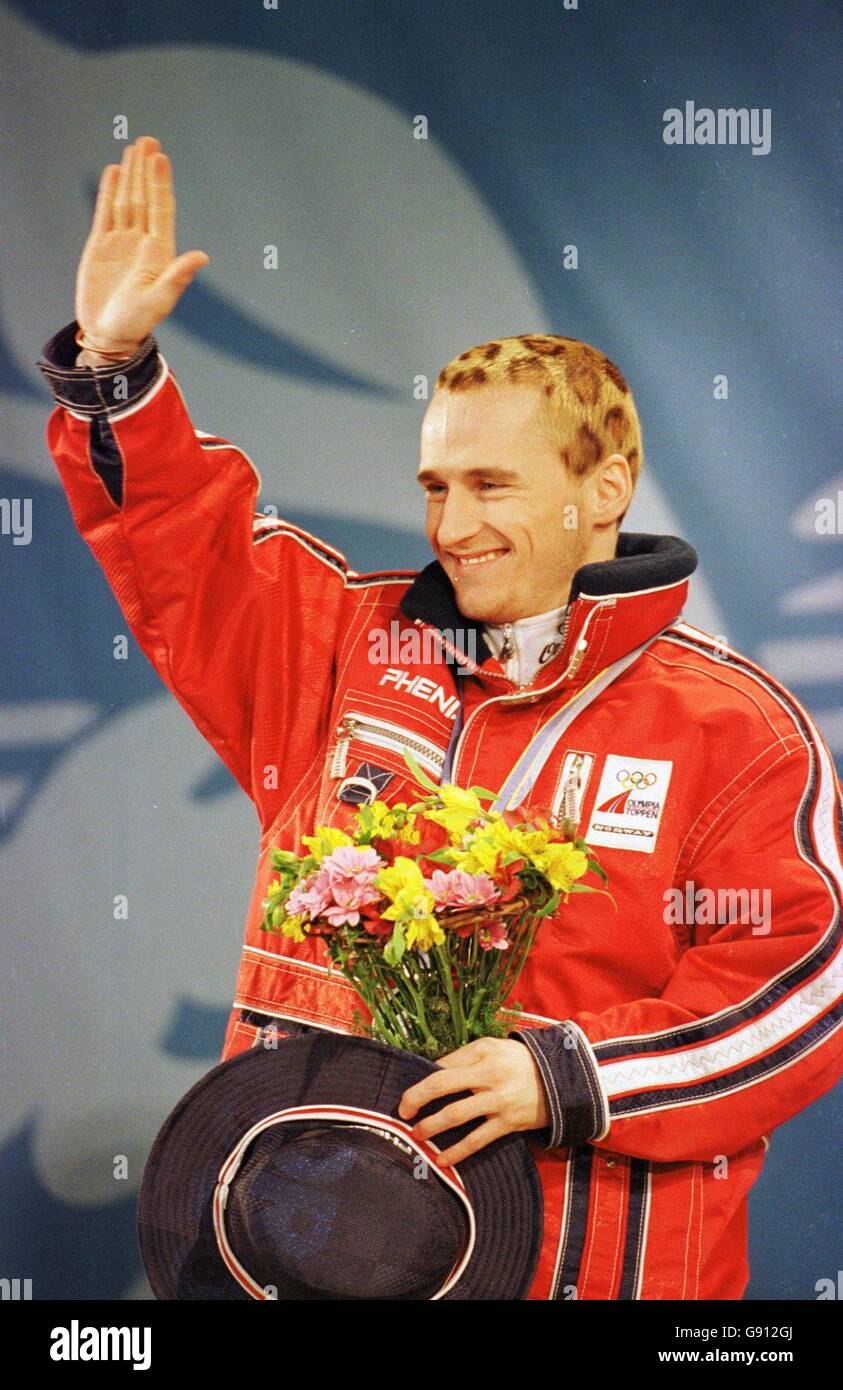 Siegerehrung winterolympiade nagano 1998 herren halfpipe Fotos und