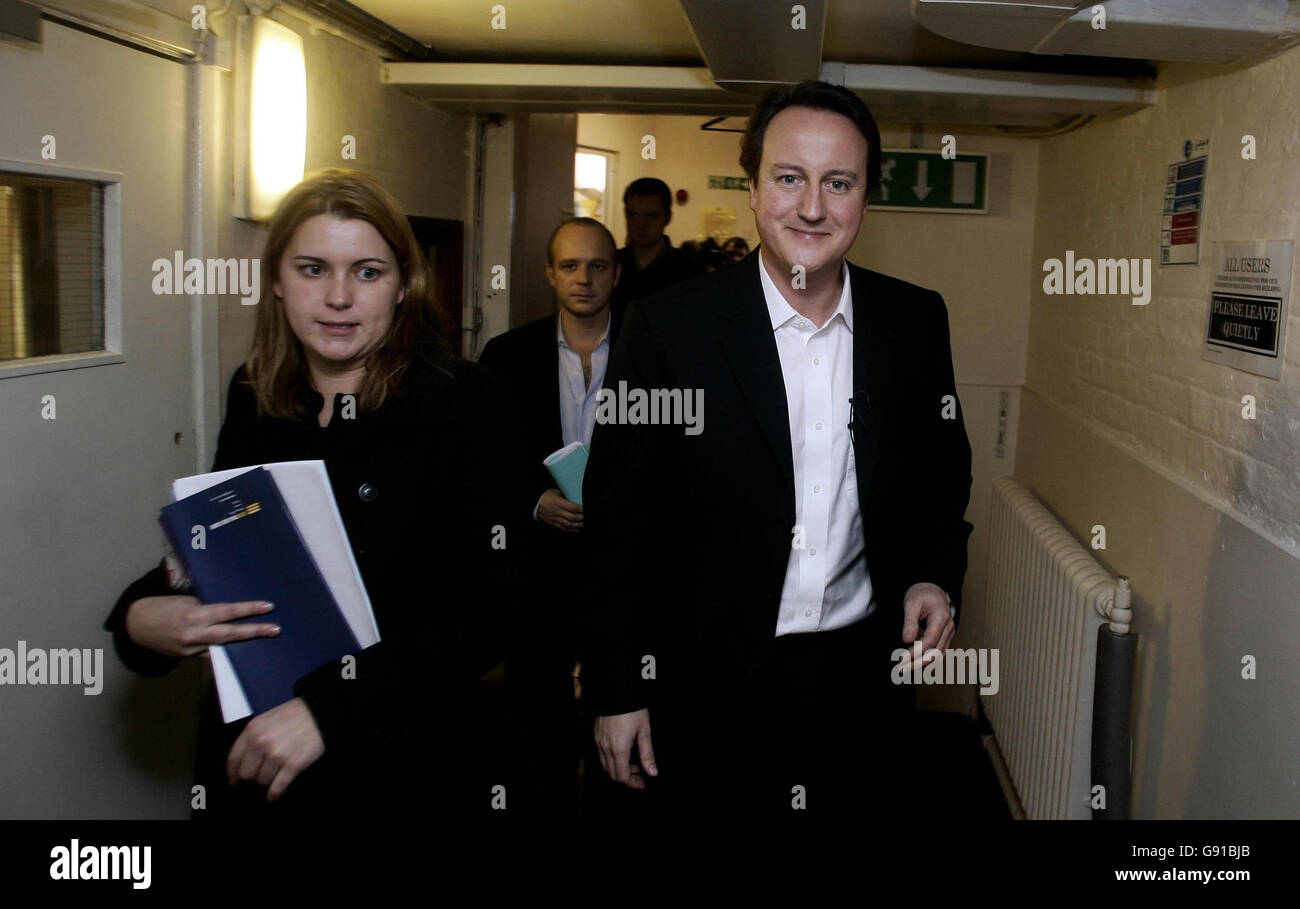 Neue Vorsitzende der Konservativen David Cameron Stockfoto