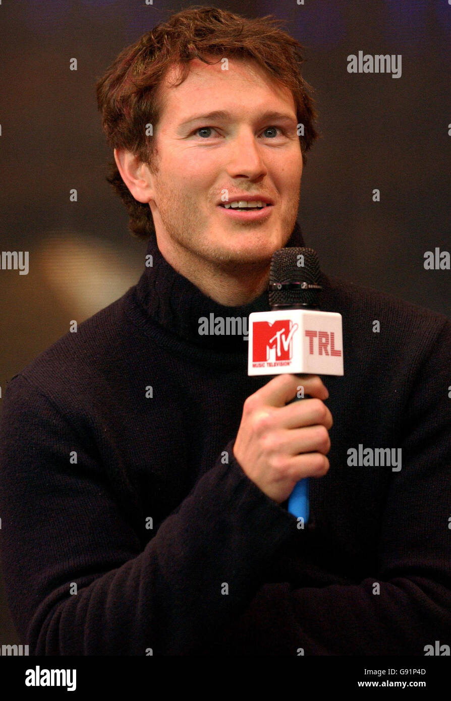 Nick Moran während seines Gastauftritts bei MTV's TRL (Total Request Live) Show in den MTV Studios in Leicester Square, Central London, Donnerstag, 8. Dezember 2005. DRÜCKEN Sie VERBANDSFOTO. Bildnachweis sollte lauten: Anthony Harvey/PA Stockfoto