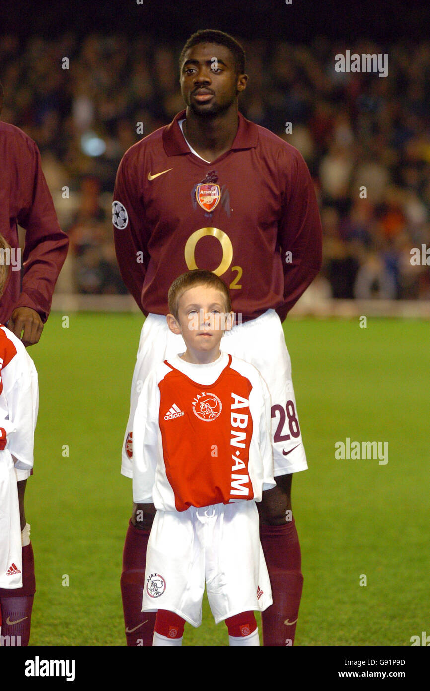 Fußball - UEFA Champions League - Gruppe B - Arsenal V Ajax - Highbury Stockfoto