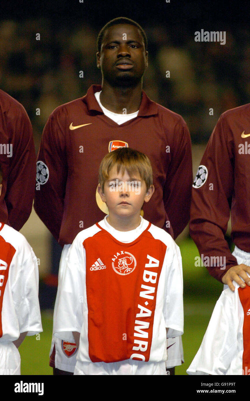 Fußball - UEFA Champions League - Gruppe B - Arsenal V Ajax - Highbury Stockfoto