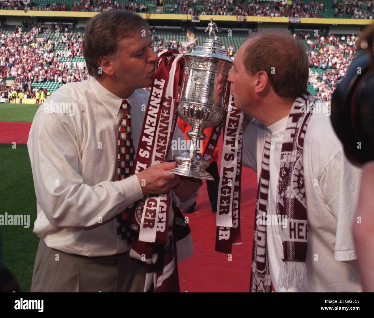 Schottische Fußball - Scottish Cup Finale - Rangers V Heart of Midlothian Stockfoto