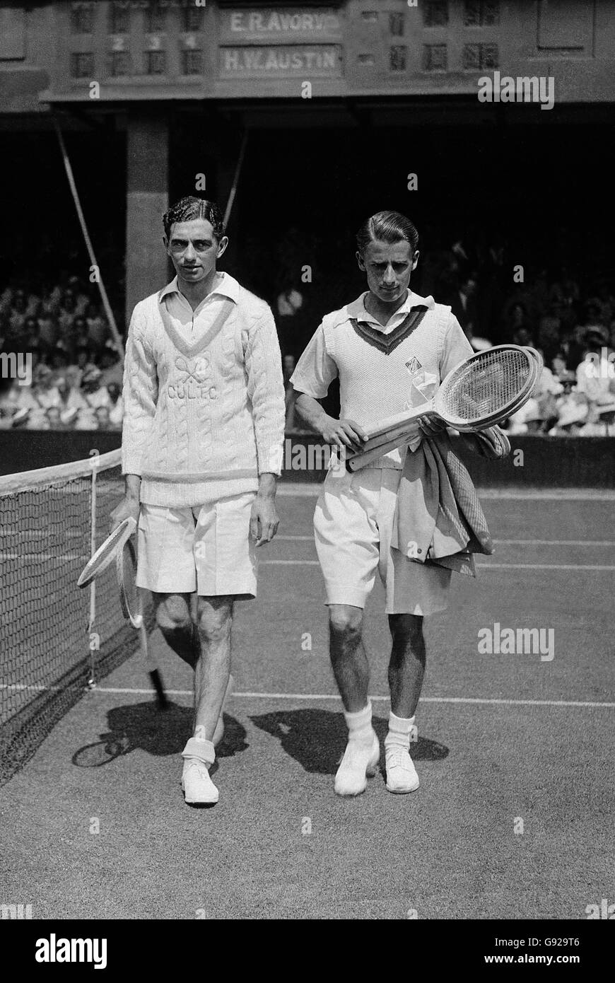 Tennis - Wimbledon Meisterschaft - Herren Einzel - Runde 1 - HW Austin V EB Avory Stockfoto