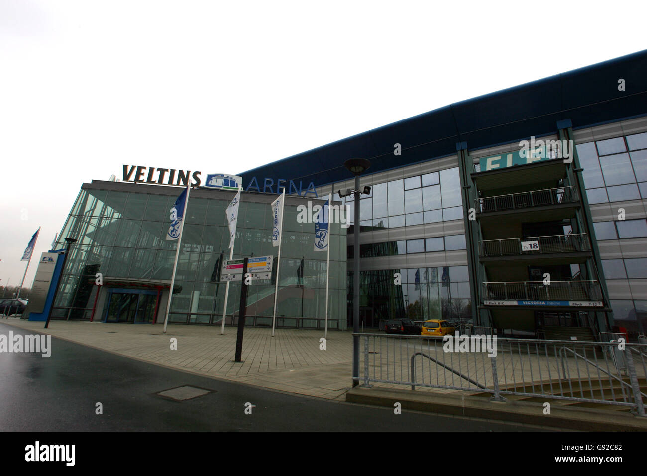 Fußball - FIFA Fußball-Weltmeisterschaft 2006 Stadien - AufSchalke Arena - Gelsenkirchen. Gesamtansicht der AufSchalke Arena Stockfoto