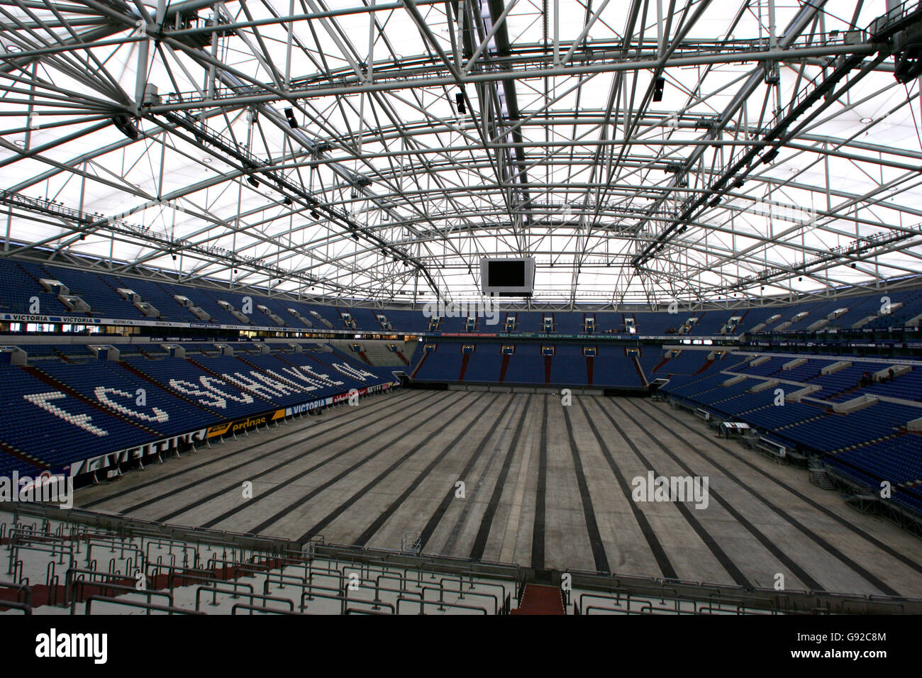 Fußball - FIFA Fußball-Weltmeisterschaft 2006 Stadien - AufSchalke Arena - Gelsenkirchen. Gesamtansicht der AufSchalke Arena Stockfoto