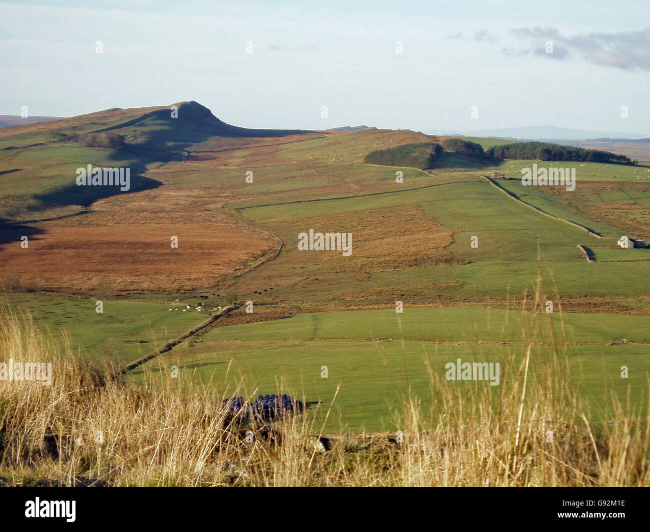 Blick nach Westen vom Hotbank Felsen Stockfoto