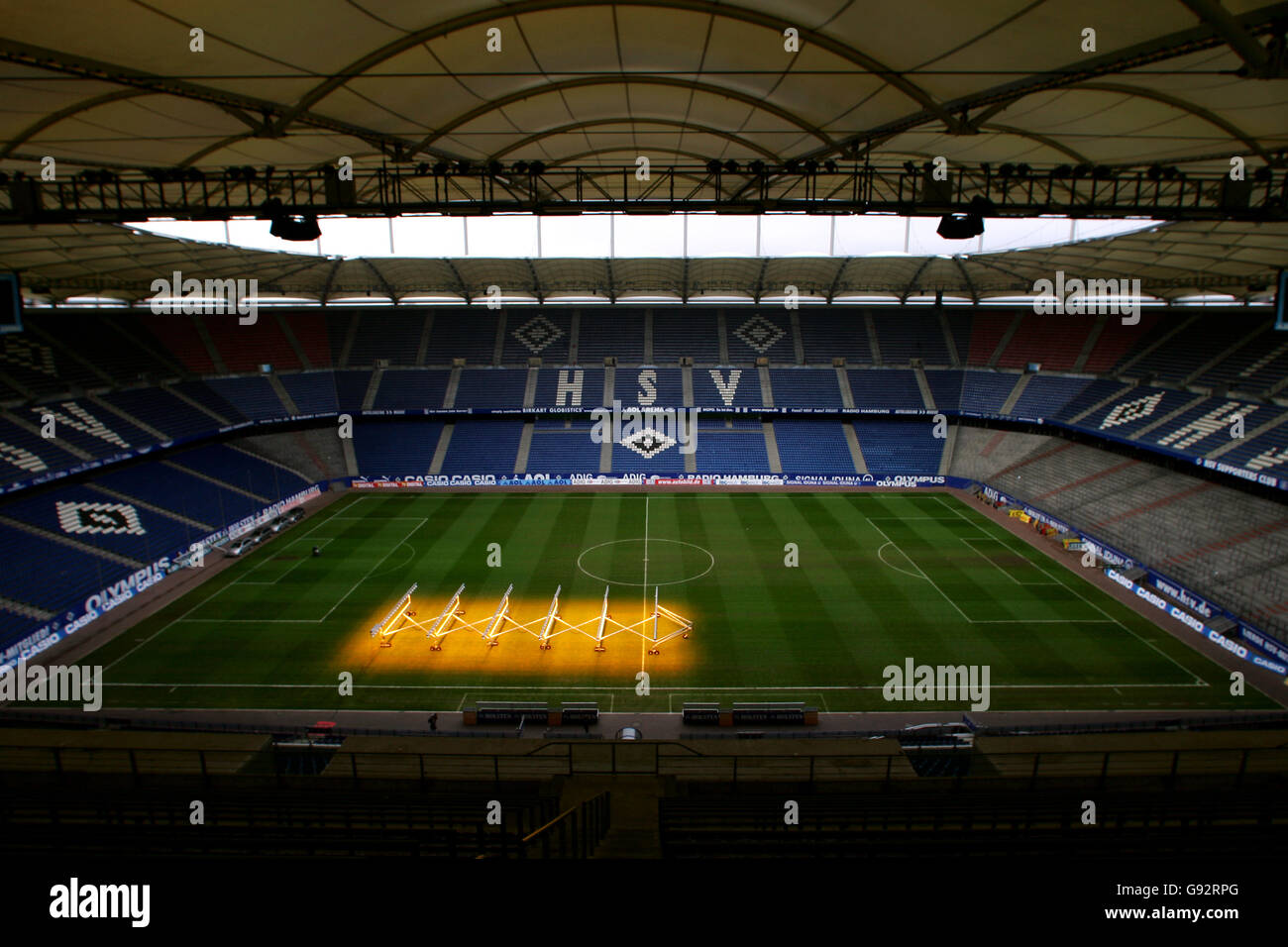 Fußball - FIFA World Cup 2006 Stadien - AOL Arena - Hamburg Stockfoto