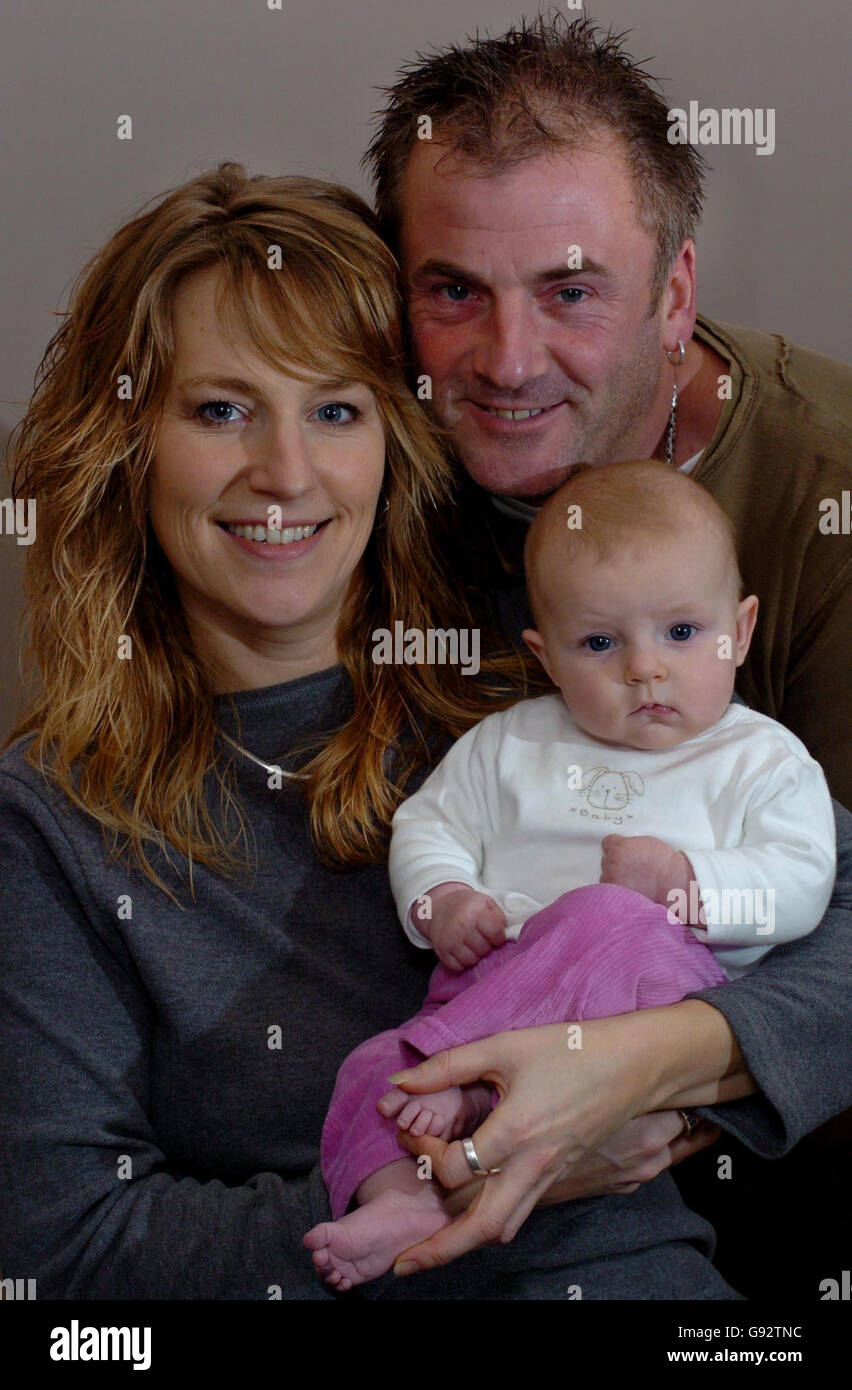 Tod Quake Baby Stockfoto