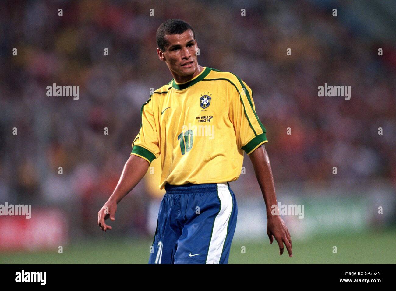 Fußball - Welt Cup Frankreich 98 - Semi Final - Brasilien V Holland Stockfoto