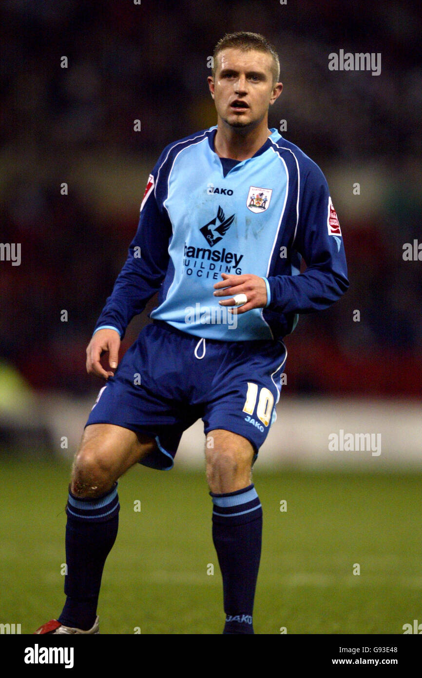 Fußball - Coca-Cola Football League One - Nottingham Forest / Barnsley - City Ground. Stephen McPhail, Barnsley Stockfoto