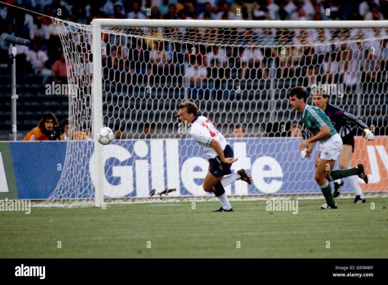 Fußball Welt Cup Italia 1990 Semi Final Westdeutschland gegen
