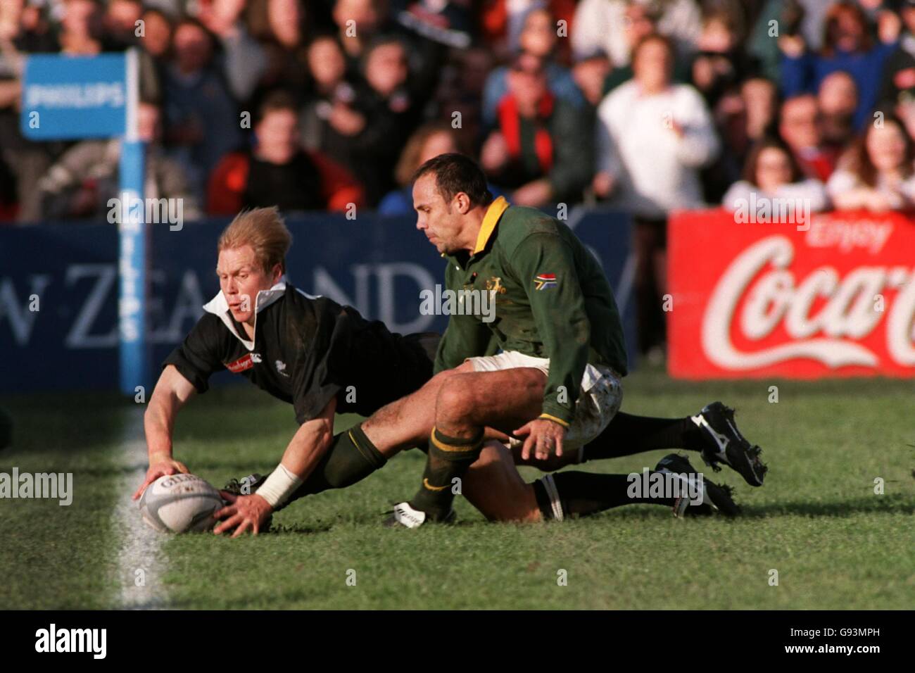 Rugby-Union - Tri Nations Series - New Zealand V Südafrika Stockfoto