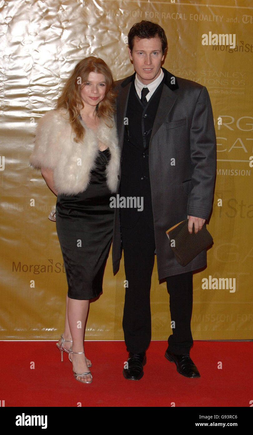 Nick Moran (mit unbekanntem Gast) kommt bei den Morgan Stanley Great Britons '05 Awards an, die am Donnerstag, den 26. Januar 2006, in der Guildhall im Zentrum von London, abgehalten werden. DRÜCKEN SIE VERBANDSFOTO. Der Bildnachweis sollte lauten: Ian West/PA Stockfoto