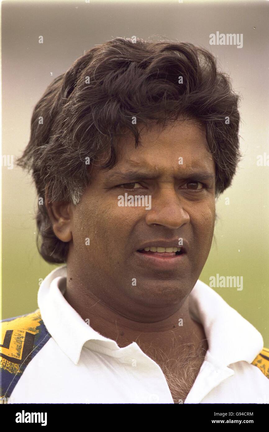 Cricket - Emirates Triangular Tournament - Südafrika - Sri Lanka - Netze. Arjuna Ranatuna, Sri Lanka Stockfoto