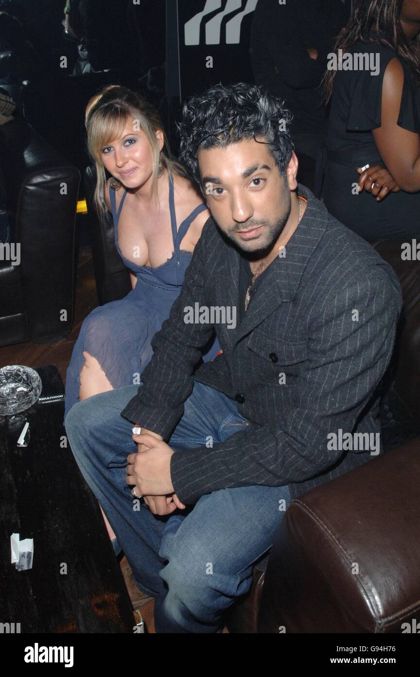 Ex-Eastenders Brooke Kinsella und Ray Panthaki auf der Afterparty nach der UK-Premiere des neuen Films 'Kidulhood', aus SIN, Central London, Mittwoch, 1. märz 2006. DRÜCKEN SIE VERBANDSFOTO. Bildnachweis sollte lauten: Steve Parsons/PA Stockfoto