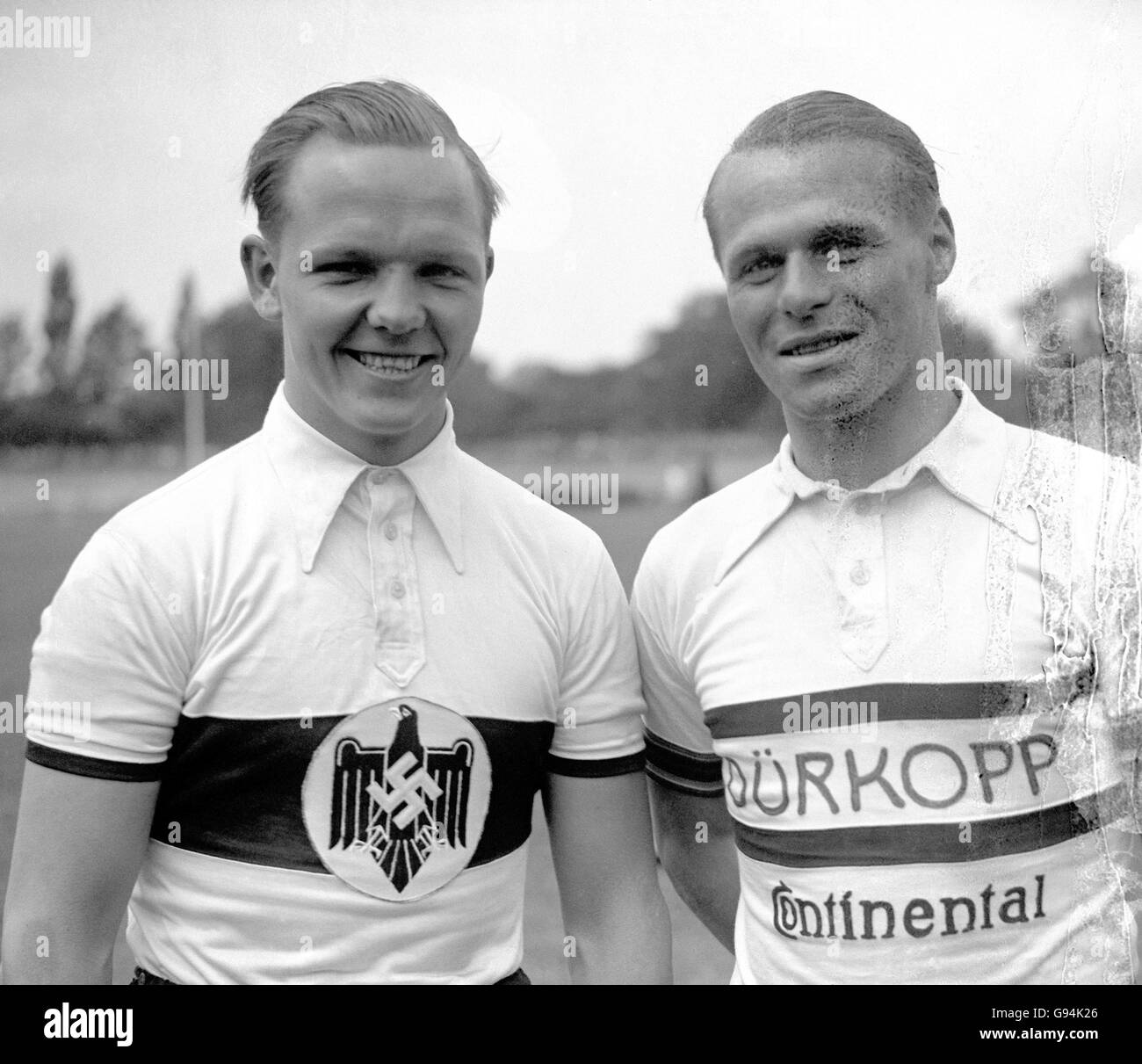 (L-R) Heinz Hasselberg und Albert Richter Stockfoto