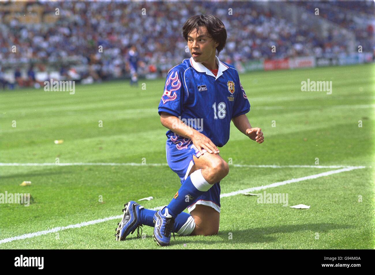 Fußball - Welt Cup Frankreich 98 - Gruppe H - Japan V Kroatien Stockfoto