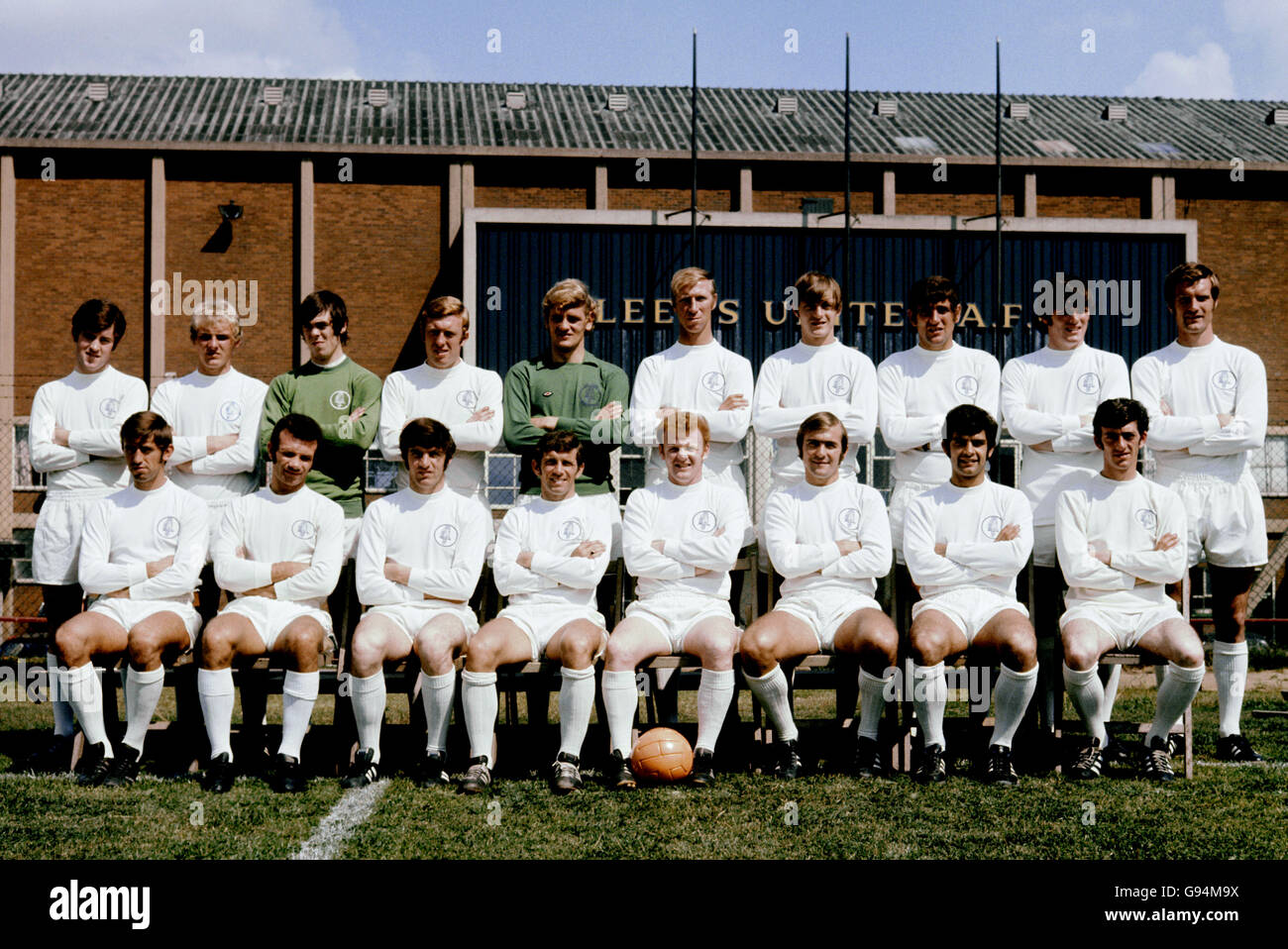 Leeds United 1970 / 71 - Elland Road Stockfoto