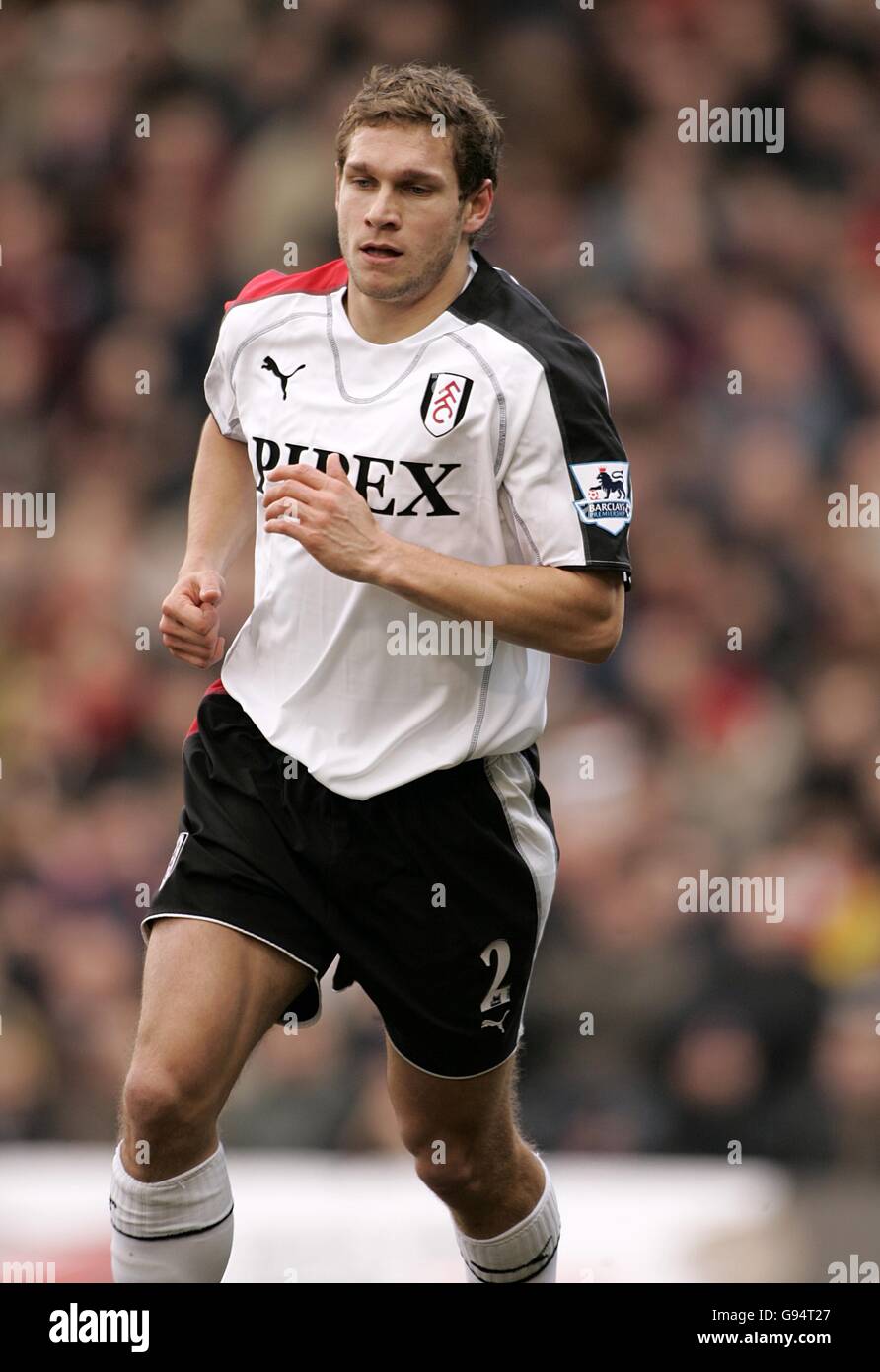 Fußball - FA Barclays Premiership - Fulham V Arsenal - Craven Cottage Stockfoto