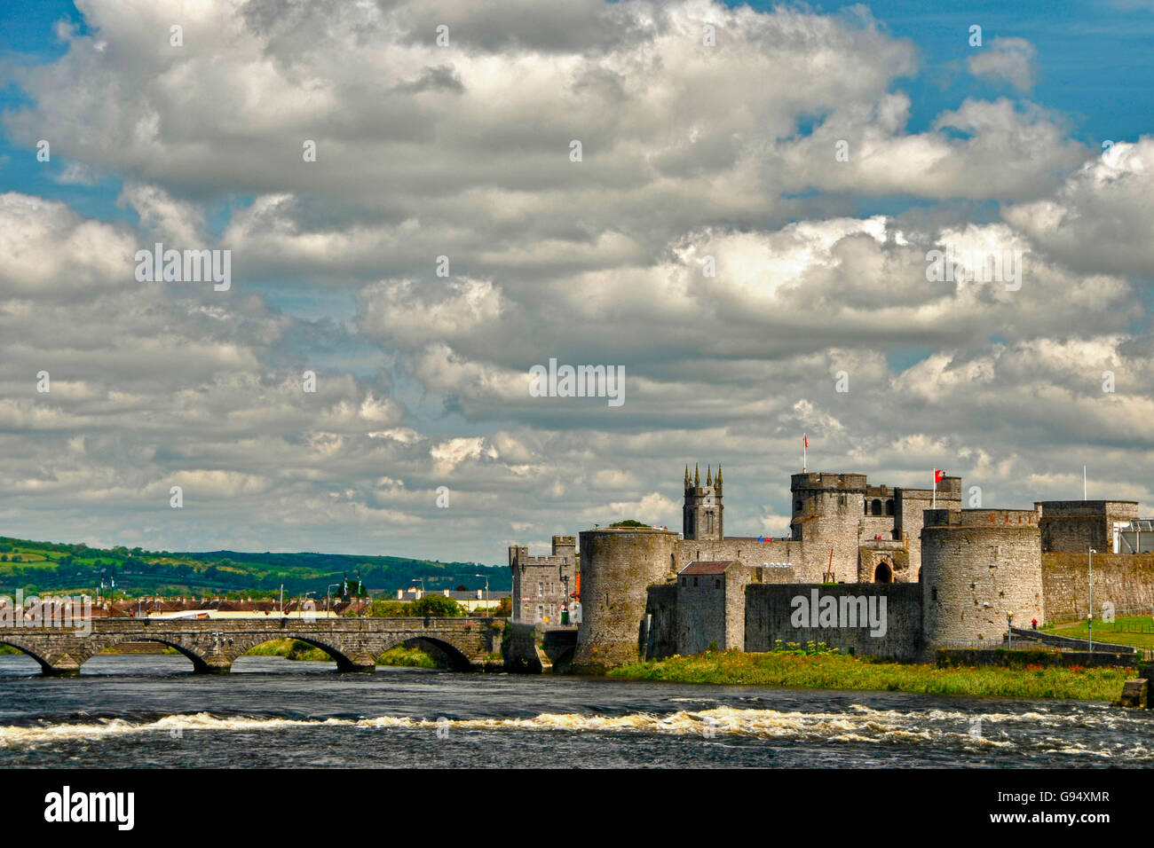 King John's Castle, Limerick, County Limerick, Irland Stockfoto