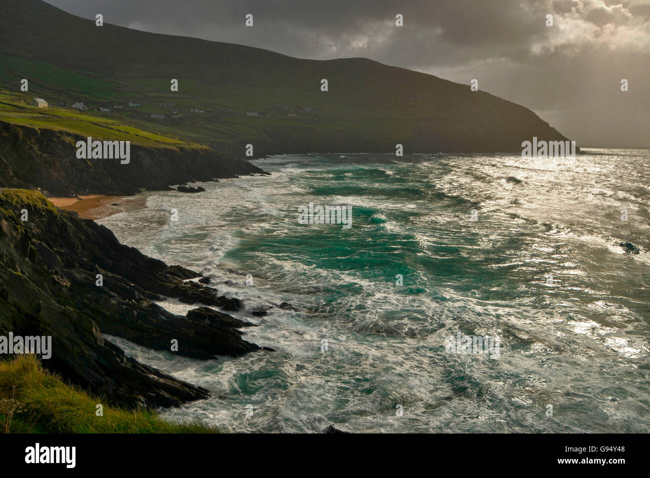 Slea Head, Dunmore Head, Halbinsel Dingle, County Kerry, Irland Stockfoto