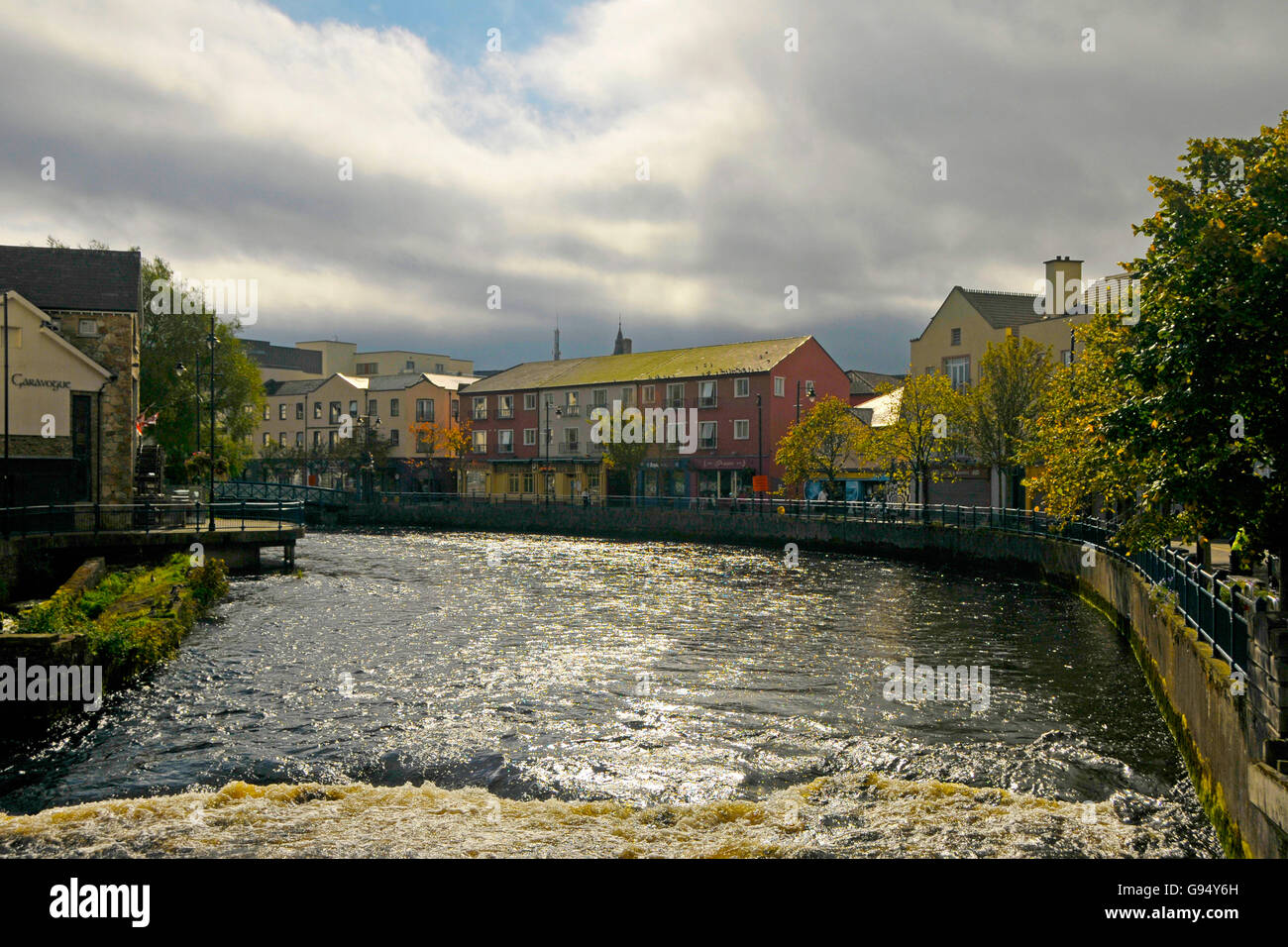 Garavogue River, Sligo, County Sligo, Irland Stockfoto