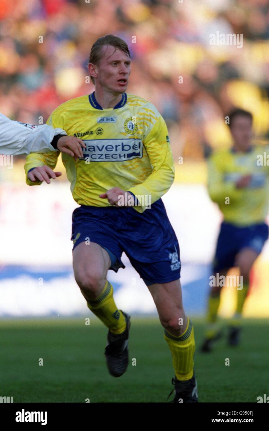 Fußball - Tschechische Republik - FK Teplice V SK Hradec Kralove - Na Stinadlech Stadion Stockfoto