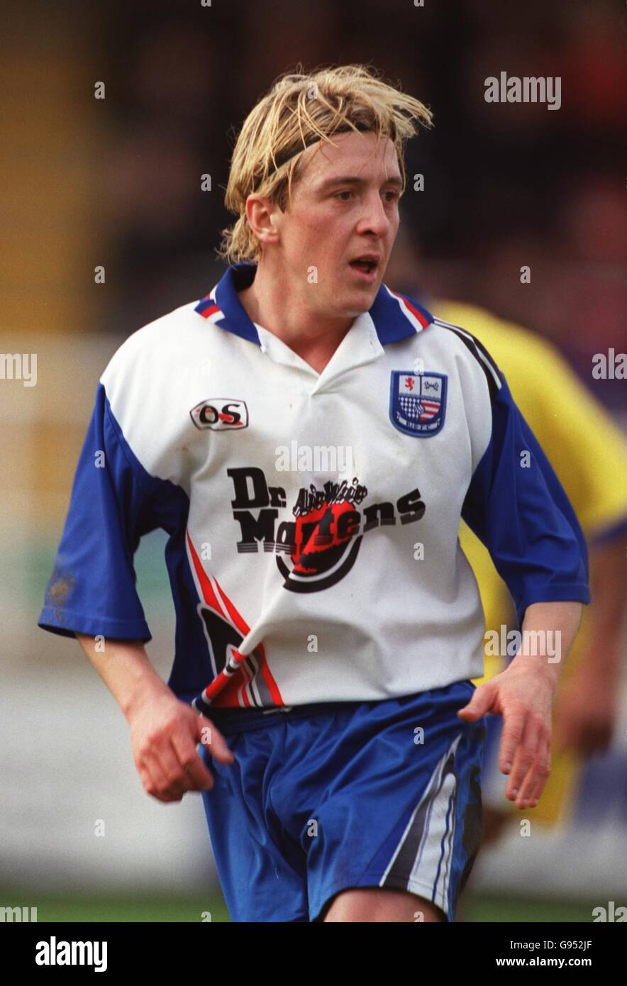 Fußball - Nationwide Conference - Rushden and Diamonds / Leek Town. Jon Brady, Rushden und Diamonds Stockfoto