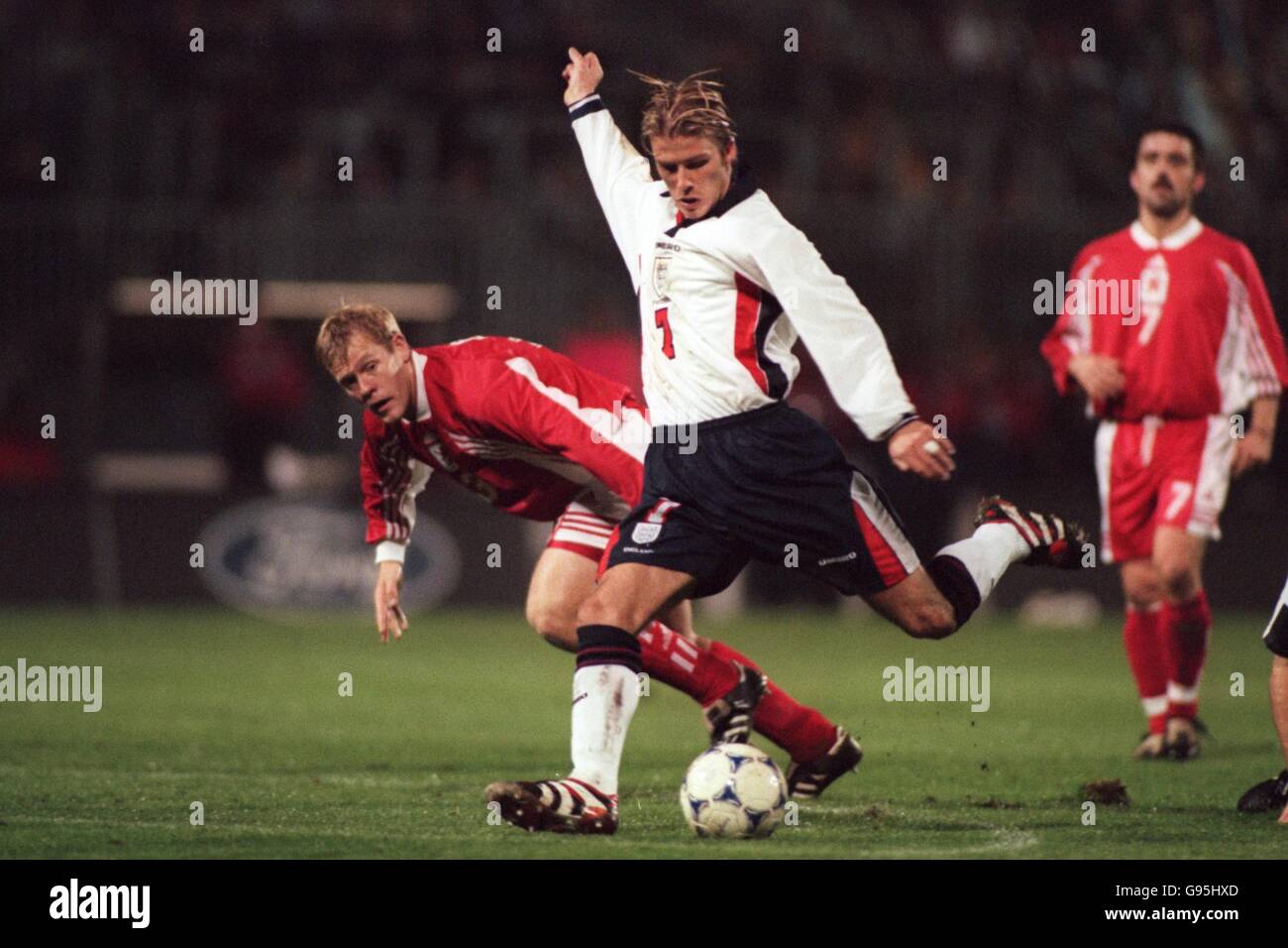 Fußball - Euro 2000-Qualifikation - Gruppe 5 - Luxemburg V England Stockfoto